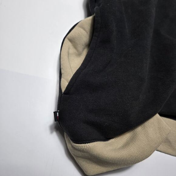 Vintage Tommy Hilfiger 85 Patch Logo 1/4 Zip Sweatshirt 90s Men's 2XL - Picture 5 of 8